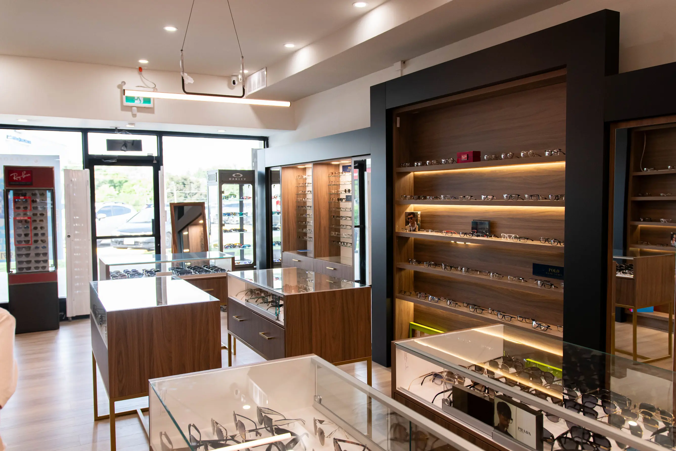 Reception desk and commercial millwork installation