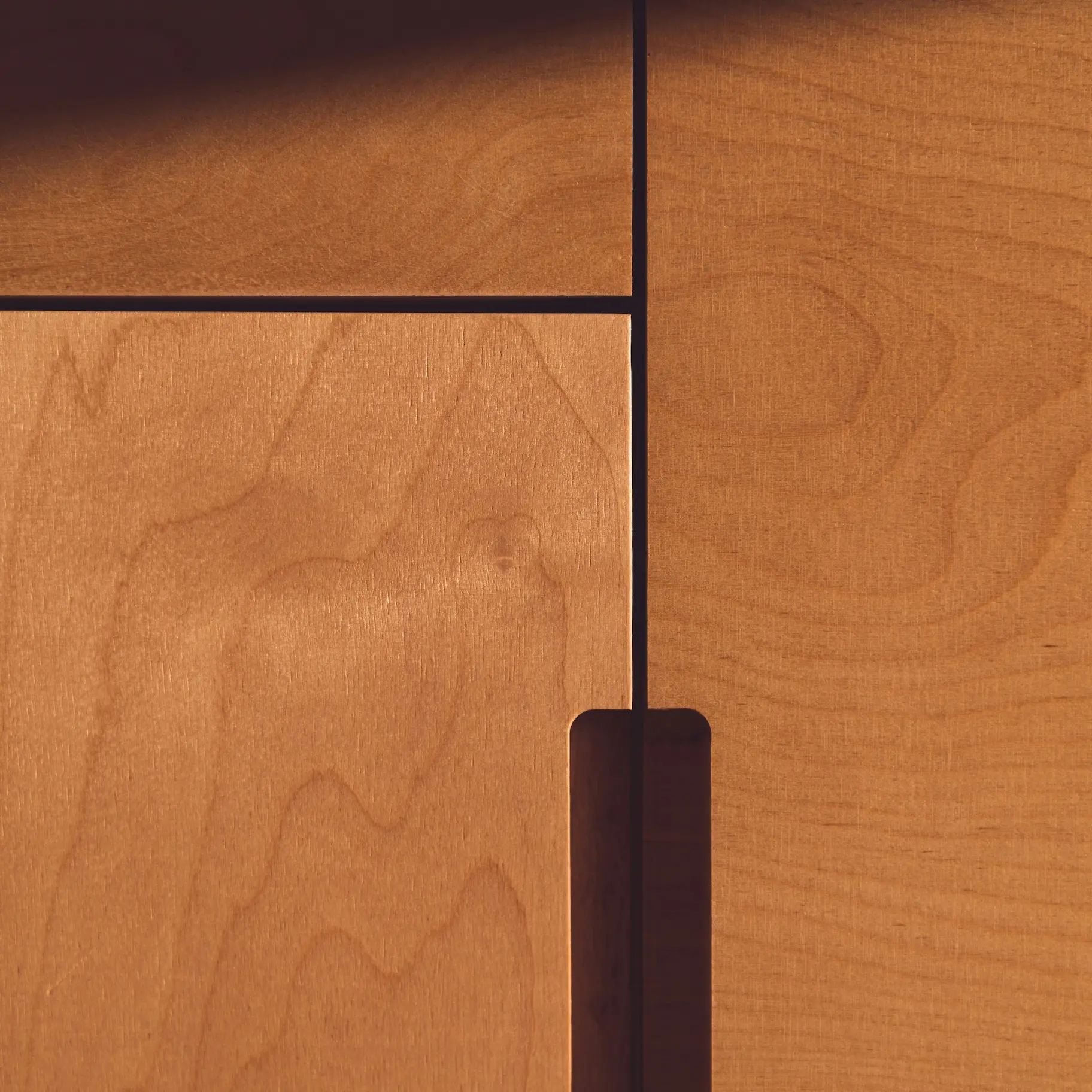 Solid wood grain blueprint